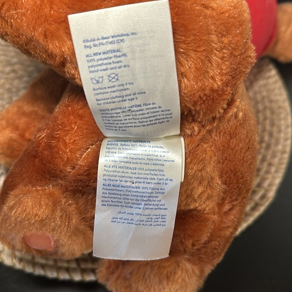 Build A Bear BAB Plush Stuffed Pokemon Eevee Brown/Yellow w/Red Hoodie Shirt - Picture 7 of 9